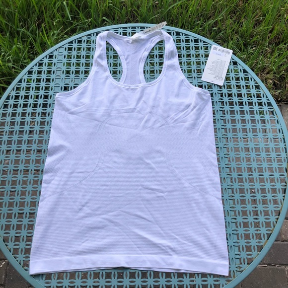 lululemon athletica Tops - Lululemon Swiftly Tech Racerback - white lululemon athletica Tops - Lululemon Swiftly Tech Racerback - white